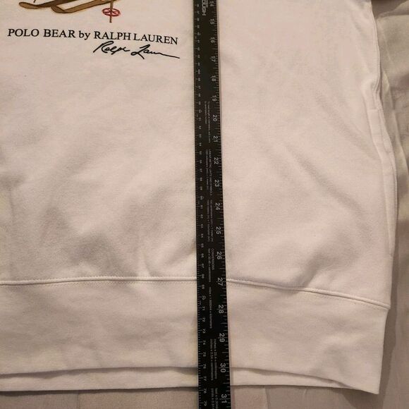 Ralph Lauren Ski Polo Bear Fleece Hoodie Men XXL Fair Isle Sweater Christmas - Picture 5 of 8